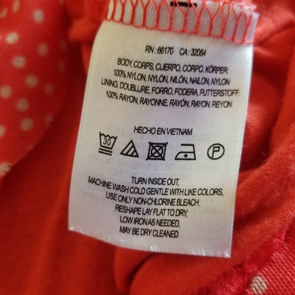 Anthropologie Post Mark Polka Dot Ruffle Dress - Picture 7 of 7